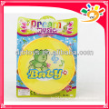 Big Size Cute Cartoon Plastic Hand Bell Toy , Baby Love Cartoon Tambourine Toy